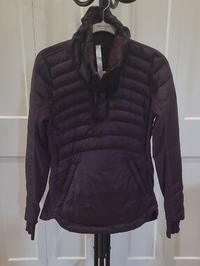 lululemon athletica Down For A Run Pullover Jacket - Deep Plum